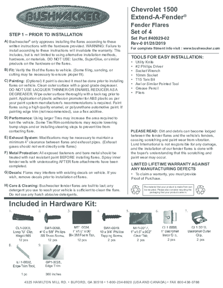 Installation Manual
